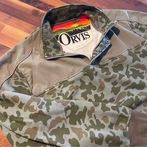 Orvis Camouflage Half-Zip Pullover